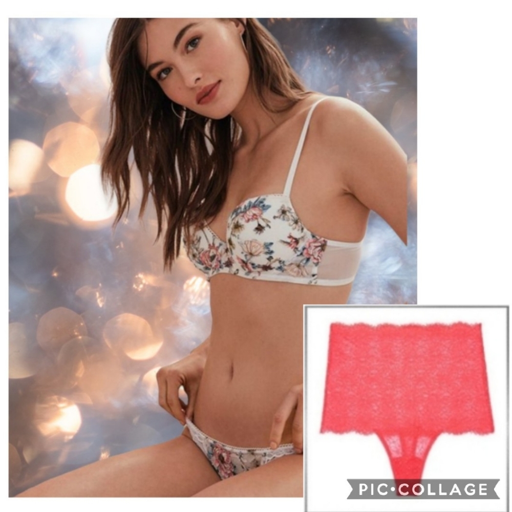NWT VS garden party bra and panty